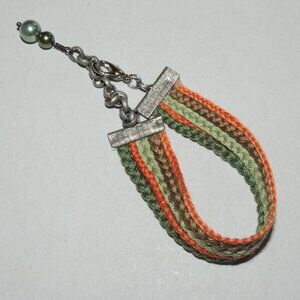 Handmade Braided Bracelet – Earthy Multi-Strand Woven Cuff – Adjustable 6" to 8"